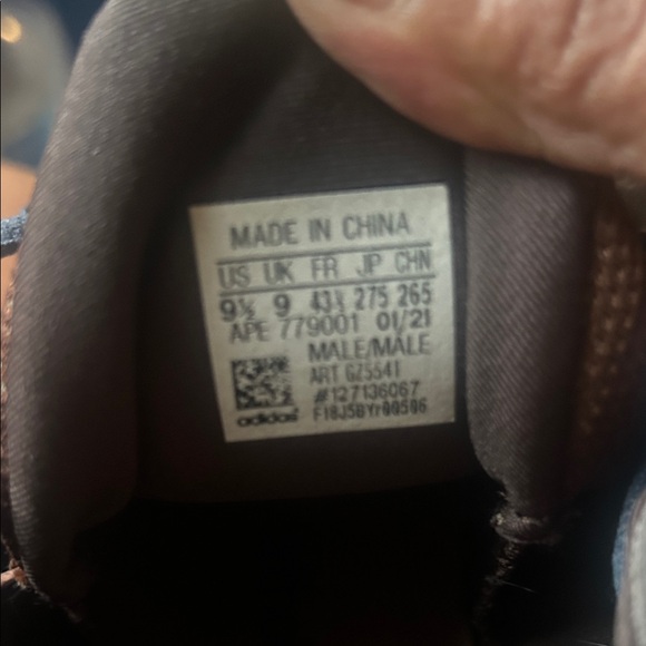 Yeezy Sneakers - Blue, Brown, and Orange - Picture 12 of 12